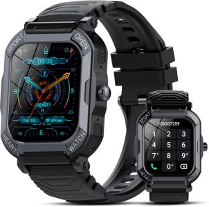 Smartwatch Damen Herren mit Telefonfunktion und 200+ Sportmodi - Perfekt für Fitness und Alltag