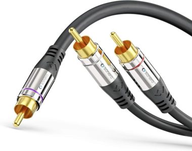 Sonero Premium Cinch Audiokabel - Optimale Übertragung für Ihre Audio-Geräte