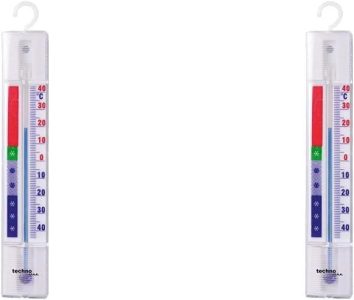 Technoline WA 1020 Kühlschrankthermometer in Weiß (Packung mit 2)