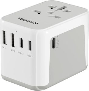 TESSAN Universal Reiseadapter - Der perfekte Begleiter für deine Weltreise