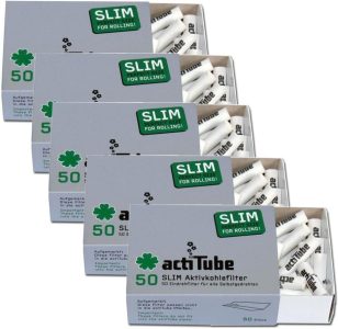 TUNE SLIM 250 Aktivkohlefilter von ActiTube - Dein zuverlässiger Partner für besseres Raucherlebnis