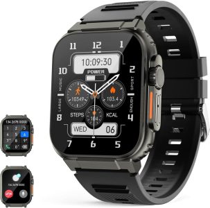 Smartwatch Herren Ultra mit Telefonfunktion und Fitness-Tracker von UHOOFIT