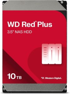 WD Red Plus Interne Festplatte NAS 10 TB - Optimiert für NAS-Systeme