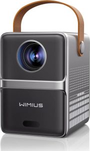 WiMiUS Tragbarer Mini-Projektor mit WLAN, Bluetooth und Full HD1080P Unterstützung