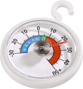 Xavax Analoges Thermometer für Kühlschrank und Gefrierschrank