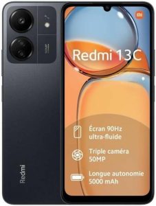 Xiaomi Redmi 13C 17,1 cm (6.74') Double SIM 4G Smartphone - Noir