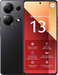 Xiaomi Redmi Note 13 Pro 4G 256GB Midnight Black - Ein Smartphone, das neue Maßstäbe setzt