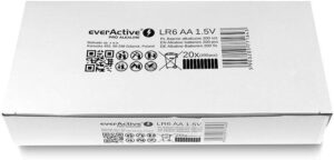 everActive AA Batterien 10er Pack: Pro Alkaline, Mignon LR6 R6 1.5V mit höchster Leistung und 10 Jahre Haltbarkeit