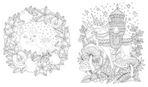 Fairy Tales & Folklore Coloring Book: Eine magische Reise inspiriert von skandinavischen Fabeln