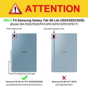 Fintie Hybrid Hülle für Samsung Galaxy Tab S6 Lite 10,4 Zoll 2024/2022/2020 - Dein perfekter Tablet-Schutz in Himmelblau