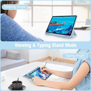 Fintie Hybrid Hülle für Samsung Galaxy Tab S6 Lite 10,4 Zoll 2024/2022/2020 - Dein perfekter Tablet-Schutz in Himmelblau