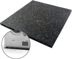 Floordirekt Premium Antivibrationsmatte 60x60cm - Perfekt für Waschmaschine und Trockner