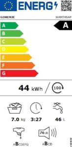 Gorenje WAM 74 SAP Waschmaschine - Mit Dampffunktion und 7 kg Kapazität