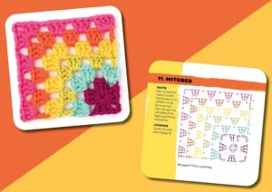 Granny Square Card Deck: 50 Mix and Match Designs - Dein ultimativer Begleiter für kreative Handarbeiten