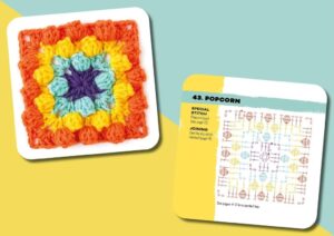 Granny Square Card Deck: 50 Mix and Match Designs - Dein ultimativer Begleiter für kreative Handarbeiten