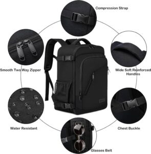 Handgepäck Rucksack 40x20x25 - Perfekt für Ryanair und andere Flüge