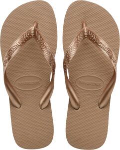 Havaianas Top Tiras Zehentrenner Damen 37/38 EU in Rose Gold - Der perfekte Sommerbegleiter