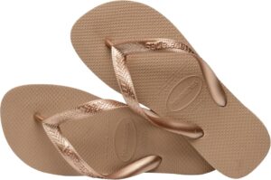 Havaianas Top Tiras Zehentrenner Damen 37/38 EU in Rose Gold - Der perfekte Sommerbegleiter