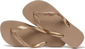 Havaianas Top Tiras Zehentrenner Damen 37/38 EU in Rose Gold - Der perfekte Sommerbegleiter