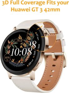 Hianjoo Schutzfolie Kompatibel mit Huawei Watch GT 3 42mm - Perfekter Displayschutz für deine Smartwatch