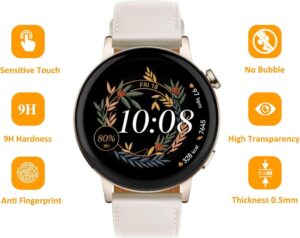 Hianjoo Schutzfolie Kompatibel mit Huawei Watch GT 3 42mm - Perfekter Displayschutz für deine Smartwatch