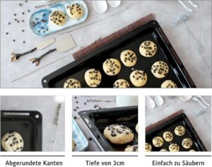 ICQN Backbleche & Gitter Set: Dein verlässlicher Begleiter beim Backen