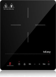 IsEasy Einzel Induktionskochplatte 2100W - Praktisch, sicher und tragbar