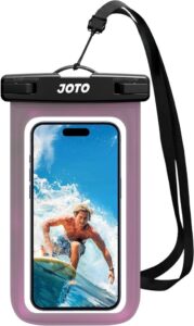 JOTO Wasserdichte Handyhülle für iPhone und Samsung Galaxy - IPX8 Zertifiziert und Ideal für Unterwasseraktivitäten