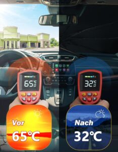 JOYTUTUS Sonnenschutz Auto Frontscheibe 2024 Upgrade - Schutz und Komfort für Ihr Auto