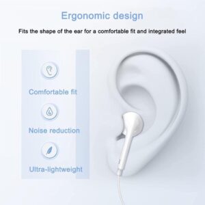 Kabelgebundene In-Ear-Kopfhörer mit Stereo-Sound und integriertem Mikrofon für iPhone