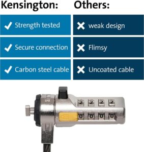 Kensington Laptop Lock schwarz Standard - Sicherheit für deinen Laptop