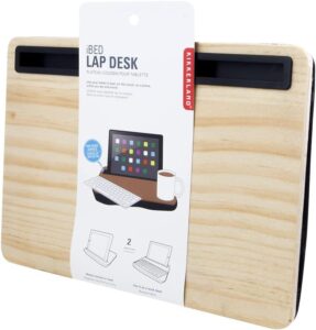 Kikkerland Halter mit Polster iBed Wood - Perfekter Begleiter für dein Apple iPad