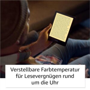 Kindle Paperwhite (16 GB) mit 6,8-Zoll-Display und verstellbarer Farbtemperatur - schwarz