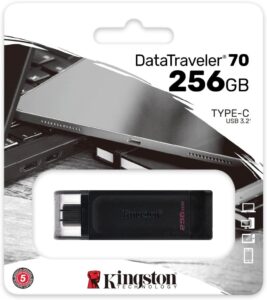 Kingston DataTraveler 70 - DT70/128GB USB-C-Stick: Speichern mit Stil und Geschwindigkeit