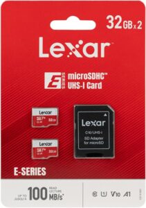 Lexar Micro SD Karte 32GB 2er Pack - Hohe Geschwindigkeit und Zuverlässigkeit für Deine Geräte