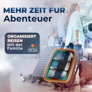 7-teilige Packtaschen Kompression von LOONARA Travel – Mehr Platz für deine Reiseausrüstung