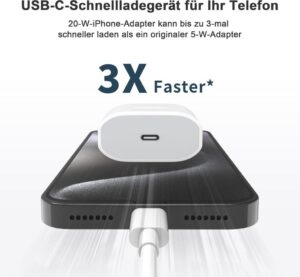 Lynban 20W USB C Netzteil 2-Pack - Leistungsstarkes und tragbares Ladegerät für eine Vielzahl von Geräten