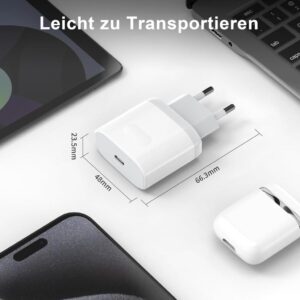 Lynban 20W USB C Netzteil 2-Pack - Leistungsstarkes und tragbares Ladegerät für eine Vielzahl von Geräten