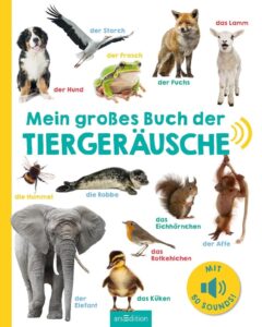 Mein großes Buch der Tiergeräusche: Hochwertiges Soundbuch für Kinder ab 24 Monaten