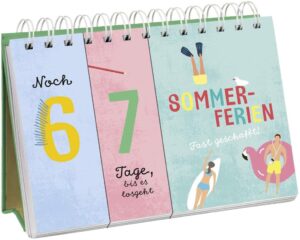 Mein Schulstart- und Ferien-Countdown: Perfektes Aufstellbuch als Geschenk zur Einschulung