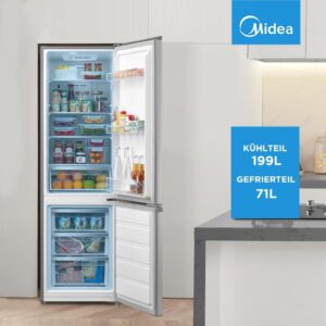 Midea MERB276FGE02A Kühl-/Gefrierkombination - Dein zuverlässiger Partner für frische Lebensmittel