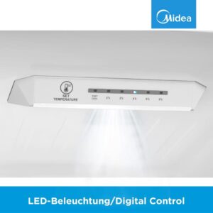 Midea MERB276FGE02A Kühl-/Gefrierkombination - Dein zuverlässiger Partner für frische Lebensmittel