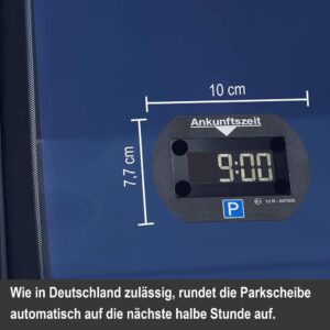 Needit 2X Park Lite Elektronische Parkscheibe - Digitale Parkuhr in Schwarz