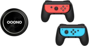 OOONO CO-Driver NO1 & Moko Switch Joy Con Grip für Nintendo Switch/Switch OLED Modell