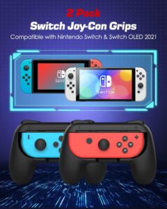 OOONO CO-Driver NO1 & Moko Switch Joy Con Grip für Nintendo Switch/Switch OLED Modell