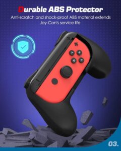 OOONO CO-Driver NO1 & Moko Switch Joy Con Grip für Nintendo Switch/Switch OLED Modell