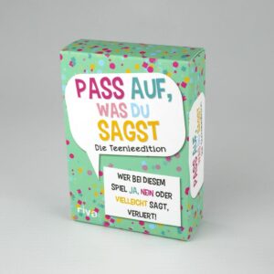 Pass auf, was du sagst – Die Teenieedition: Spannendes Gesellschaftsspiel und ideales Geburtstagsgeschenk für Jugendliche ab 12 Jahren