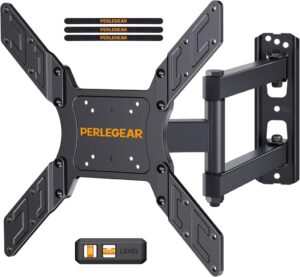 Perlegear TV Wandhalterung - Schwenkbar und Neigbar für 26-60 Zoll Fernseher