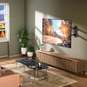 Perlegear TV Wandhalterung - Schwenkbar und Neigbar für 26-60 Zoll Fernseher