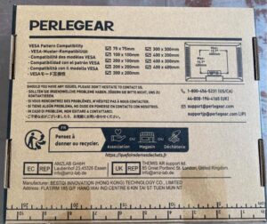 Perlegear TV Wandhalterung - Schwenkbar und Neigbar für 26-60 Zoll Fernseher